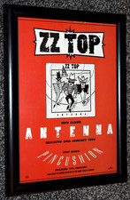 ZZ TOP band A4 FRAMED original