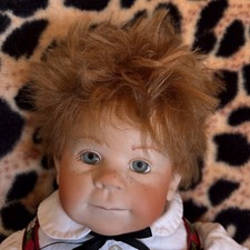 Porzellan Puppe Junge  Selten