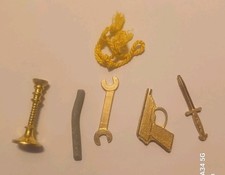 Cluedo - 6er Set Waffen Gold