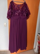 Abendkleid Weinrot Gr.50.mit