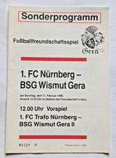 Orig. Programm BSG Wismut Gera