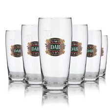12x DAB Glas 0,3l Willi Becher Bierstange Gläser Set Dortmunder Aktien Brauerei