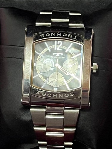 Technos silber zifferblatt - technos,