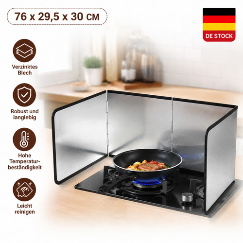 Spritzschutz für pfanne 76cm - pfanne,
