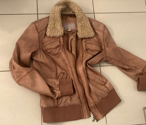 Lederjacke lindgrøn - lederjacke,