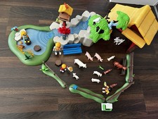 PLAYMOBIL 4851 Streichelzoo Tiere Zoo Wasserfall
