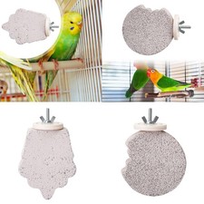 Vogel Kalzium Zähne Kauspielzeug Käfig Sitzstange Ständer für Lovebird Chinchilla Wellensittiche