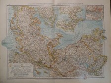 Landkarte Schleswig-Holstein