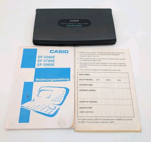 Casio 5780e digital diary - digital,