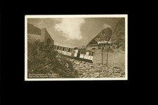 Ansichtskarte Die Zahnradbahn am Wendelstein Blick auf das Berghotel gelaufen 