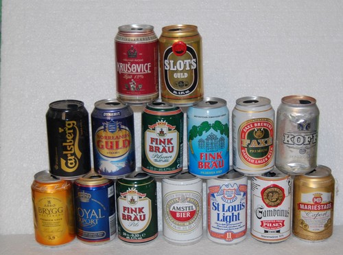 Leere bierdosen bierdose - bierdosen,