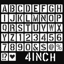 42 Stück Buchstaben Zahlen