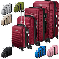 KESSER® 4er Reisekoffer Set Trolley Handgepäck Hartschalenkoffer Koffer S-M-L-XL