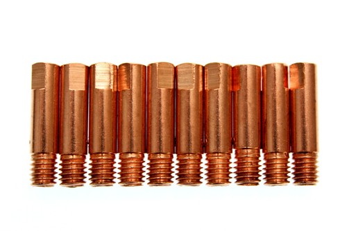 10x stromkontaktdüsen 8mm - 10x, 0,8mm