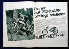 Zündapp GS 50, originale Werbung aus 1966