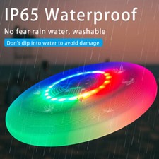 LED-Blink-Flying-Disc,RGB leuchtende Flugscheibe,Wurfspielzeug den Außenbereich