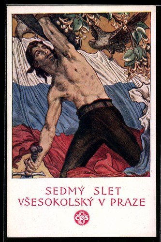 Prag sokol turnfest 1920 - sokol,,