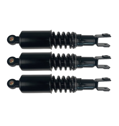 Federbein schwarz matt - 3x,