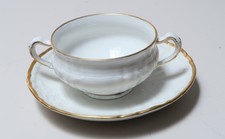 KPM Rocaille mit Goldstaffage,  Suppentasse mit Unterteller (mehrere vorhanden)