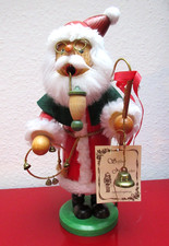 Seiffener Nussknackerhaus - Räuchermann  -Weihnachtsmann - RAR -ALT - geraucht