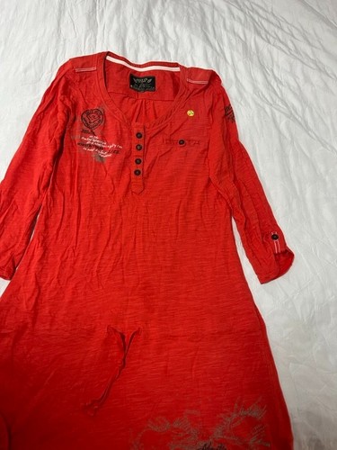 Kleid soccx rot - soccx, schnürung