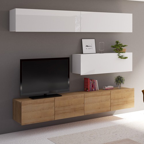 Moderne wohnwand amanda - moderne,