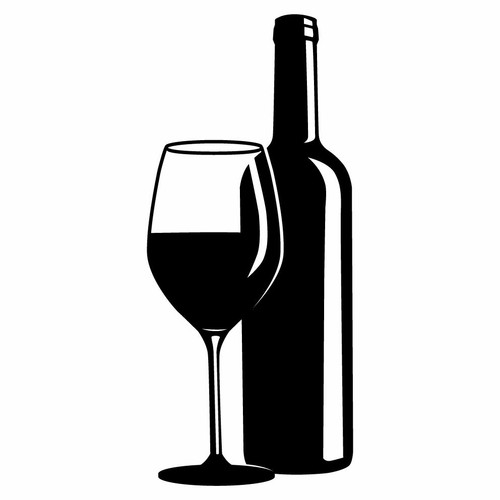 Wein aufkleber deko sticker - wein,
