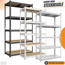 BAUDIM - Regal Schwerlastregal Steckregal Lagerregal Kellerregal Werkstattregal