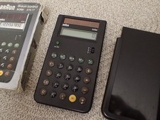 TOP Vintage Taschenrechner BRAUN Control Solar ETS 77 in Ovp TOPZUSTAND Designer
