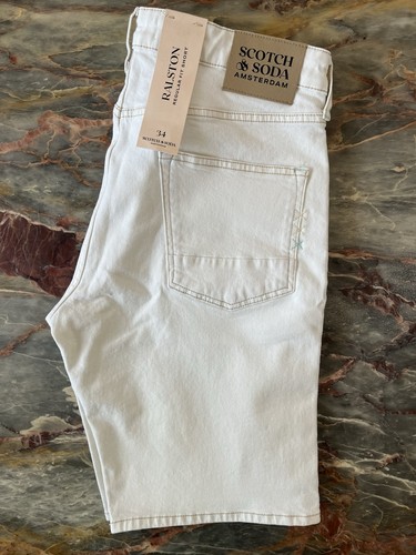 Weiße jeansshorts scotch - weiße,