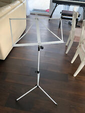 K&M 100/1 NOTENSTÄNDER NOTENPULT STAND ORCHESTER STATIV FALTBAR STABIL WEIß