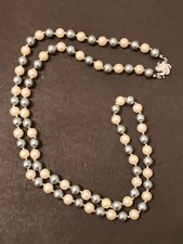 Perlenkette zweifarbig mit