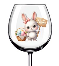 12x Bunter Osterhase Hase UV