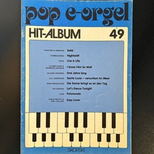 Noten - pop e-orgel -