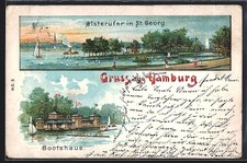 Lithographie Hamburg-St.Georg