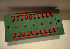 (BE0454) Fleischmann 6940 1x Verteilerplatte 2-polig für je 10 Anschlüsse