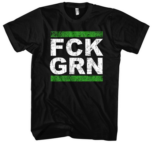 Fck grn shirt - t-shirt, grün