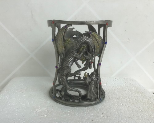 Kerzenhalter mit drachen - mit,