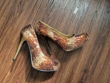 JUST FABULOUS  Copper Tomoko  Pumps High Heels Größe 37 vintage 