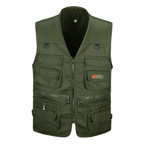 Herren safariweste mit vielen - safariweste,