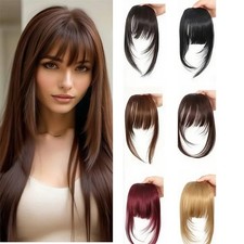 Synthetic Hair Clip-In Bangs