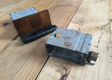 Original Mercedes Benz Aschenbecher, Griff mit Holz und Korpus für W108 W109