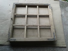 Altes Eichenfenster 9fach unterteilt