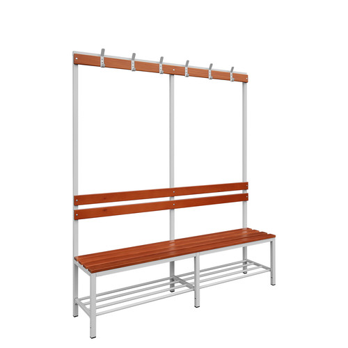 Sitzbankgarderobe mit