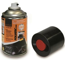 Auspuff 2K Lackspray Schwarz Glänzend FOLIATEC Hitzelack Thermolack Spray Lack