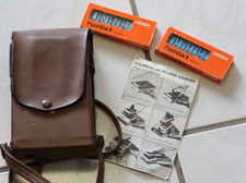 Polaroid Alpha 1 SX70 Sofortbild Kamera braun / silber