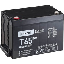 12V 65Ah AGM VRLA Batterie Akku Notstrom USV Elektromobil Versorgungsbatterie