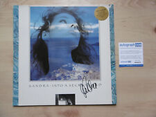 Sandra (Lauer/Cretu) Autogramm signed LP-Cover "Into A Secret Land" Vinyl ACOA