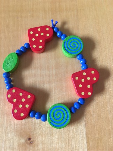 Haba armband holz herz - haba,