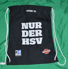 Sportbeutel / Tasche / Fanartikel vom Hamburger SV, Schwarz, "NUR DER HSV"